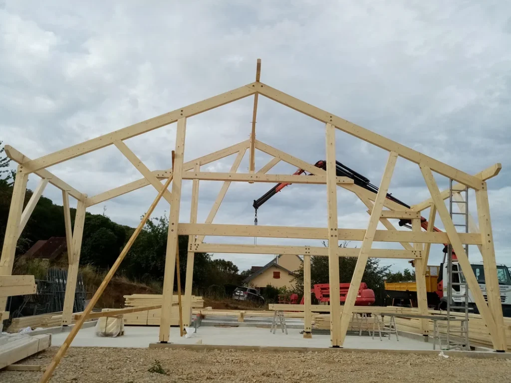 Réalisation charpente, EURL OUDET Hervé, entreprise de couverture à Louhans